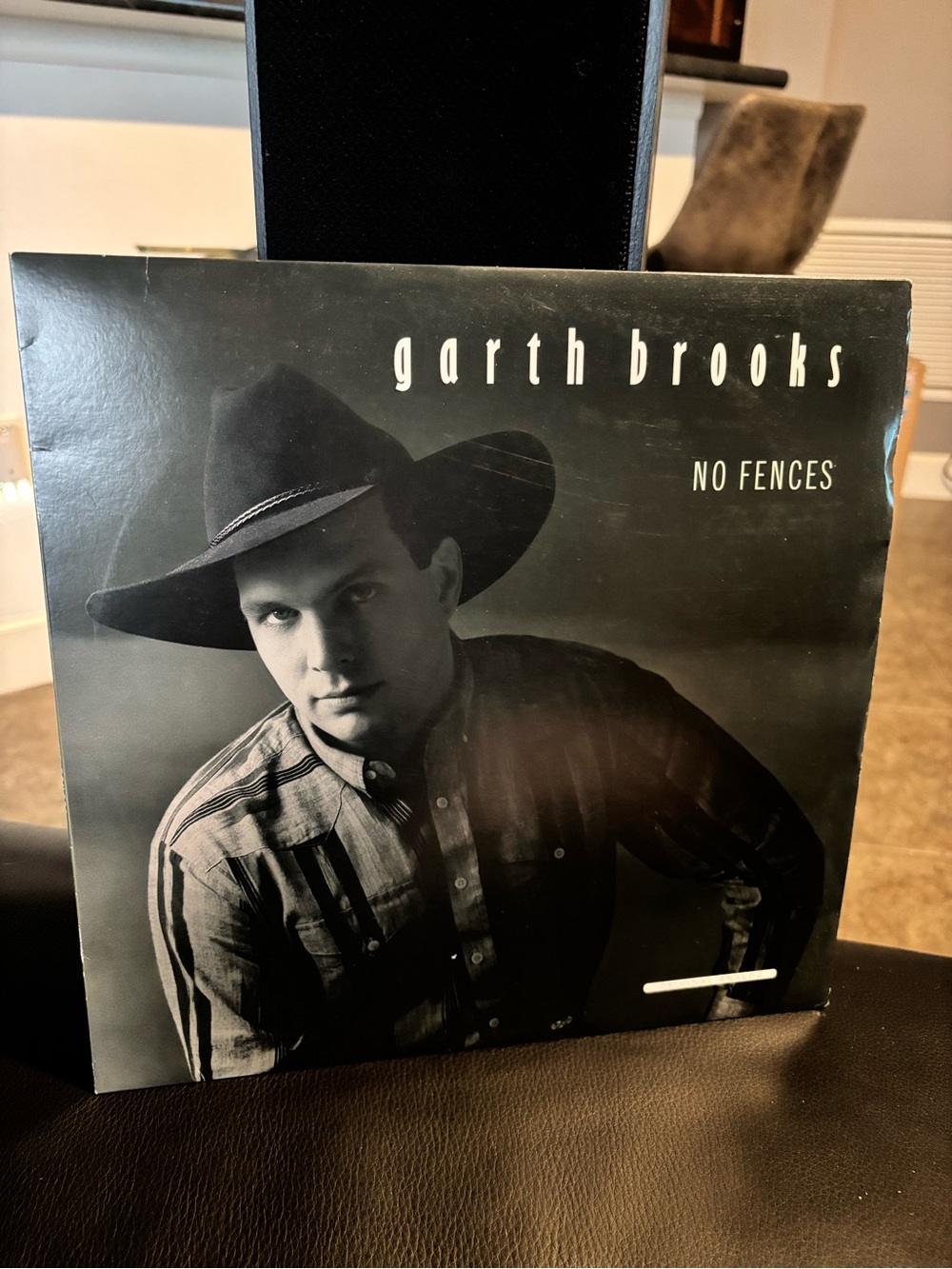 Garth Brooks No Fences Vinyl Record - Black Cover
